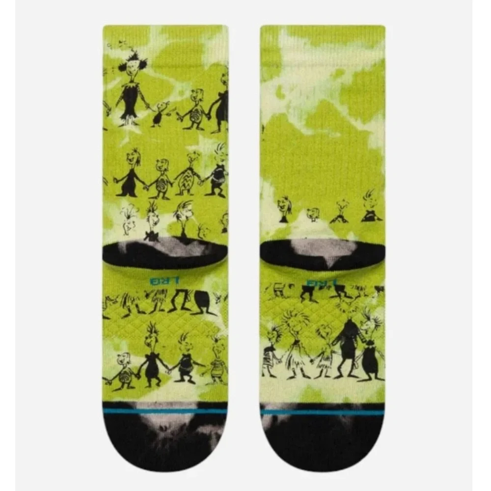 NWT Kids The Grinch Stance Crew Socks